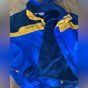 Columbia Men’s XXL Tall winter coat with fleece zip in jacket